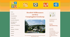 Desktop Screenshot of campingplatzgraskamp.de