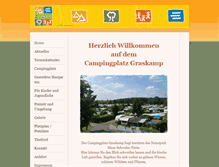 Tablet Screenshot of campingplatzgraskamp.de